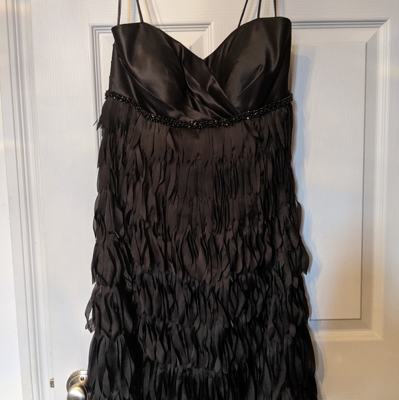 Brand new with tags beautiful feather look dress. - Picture 1 of 3